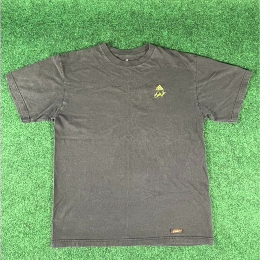 Adidas x Dale Jr. Black & Green‎ Short Sleeve Soft T-Shirt Mens Sz Large